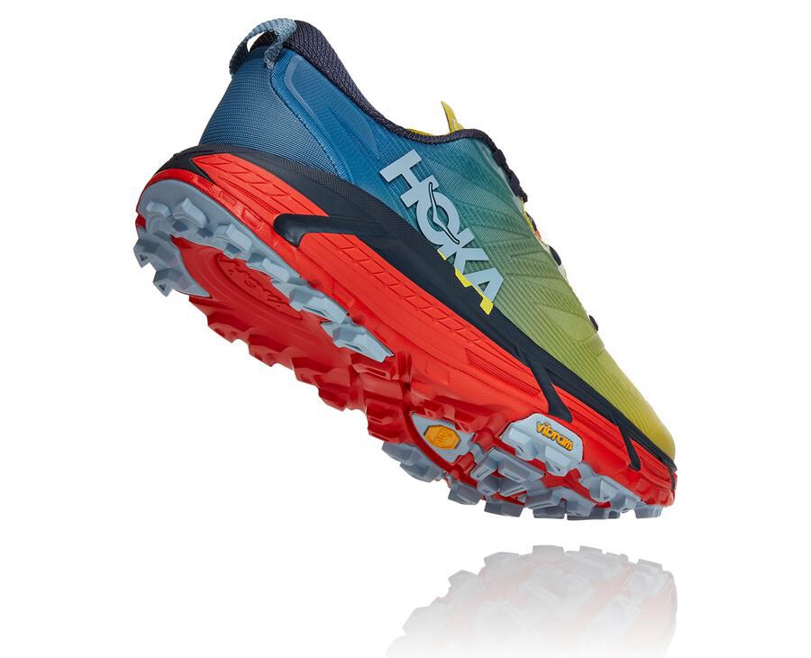 Hoka One One Trainers Mens Blue - Mafate Speed 3 - 96573CLRY